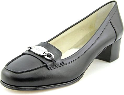 michael kors lainey black leather loafer|Michael Kors Lainey Black Leather Loafer Women Size.